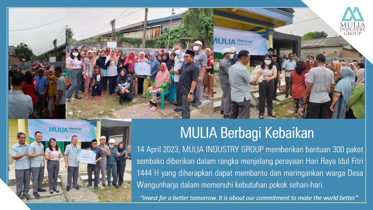 MULIA Berbagi Kebaikan Pemberian Bantuan Sembako